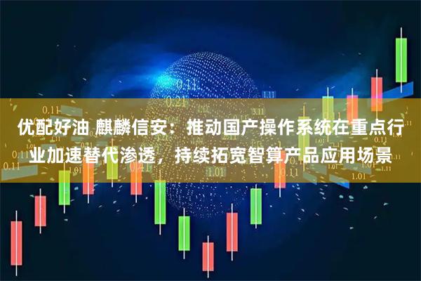 优配好油 麒麟信安：推动国产操作系统在重点行业加速替代渗透，持续拓宽智算产品应用场景